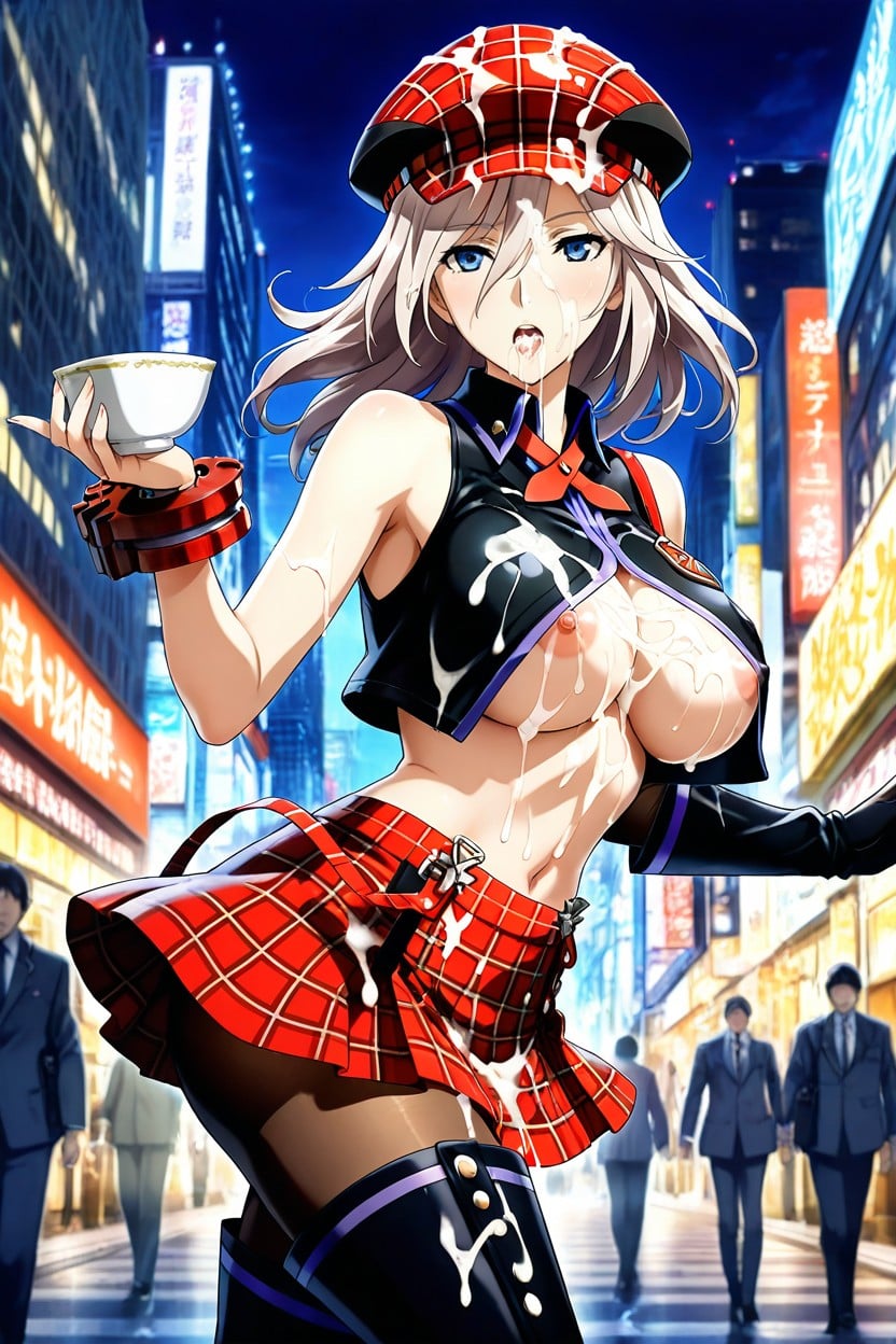 Model, Alisa Ilinichina Amiella From God Eater, No Panties Hentai AI Porn