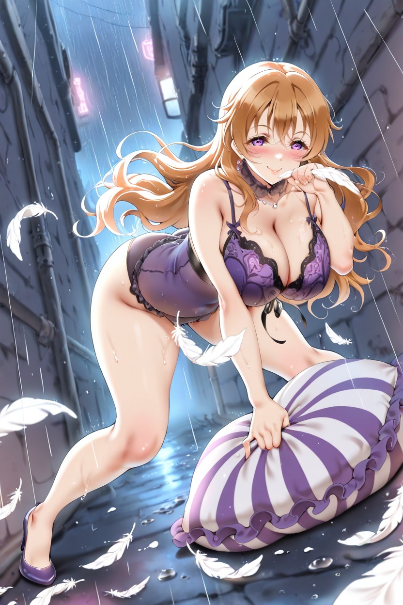 Holding Only Pillow, Massive Ass, Attacking Hentai AI Porn