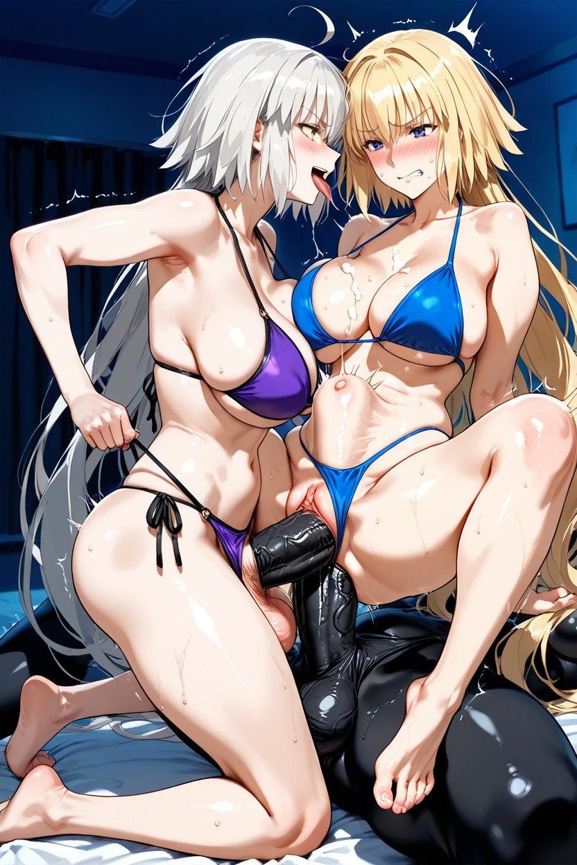 Wearing A Bikini, Embarrassed, Dripping Wet Hentai AI Porn
