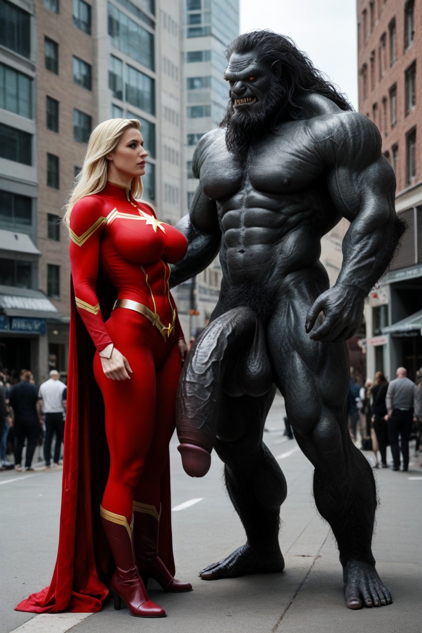 Testicles Are Bigger Than The Woman's Head, Straight, A Giant Porno IA