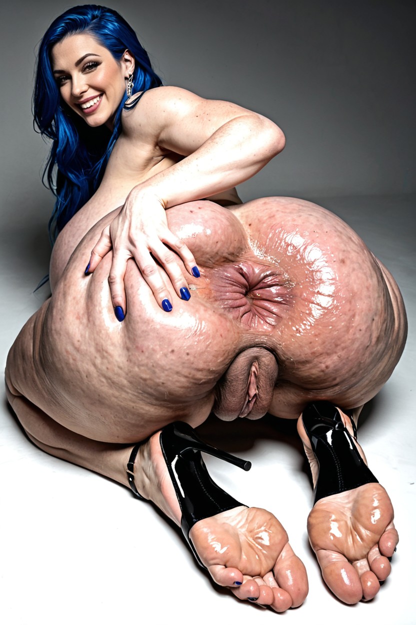 Random Facial Details, Hyper Detailed Anus, Hyper Massively Wide Anal Gape AI Porn