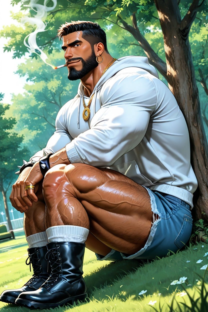 Volumetric, Hyper Muscular Body, Bara AI Gay Porn