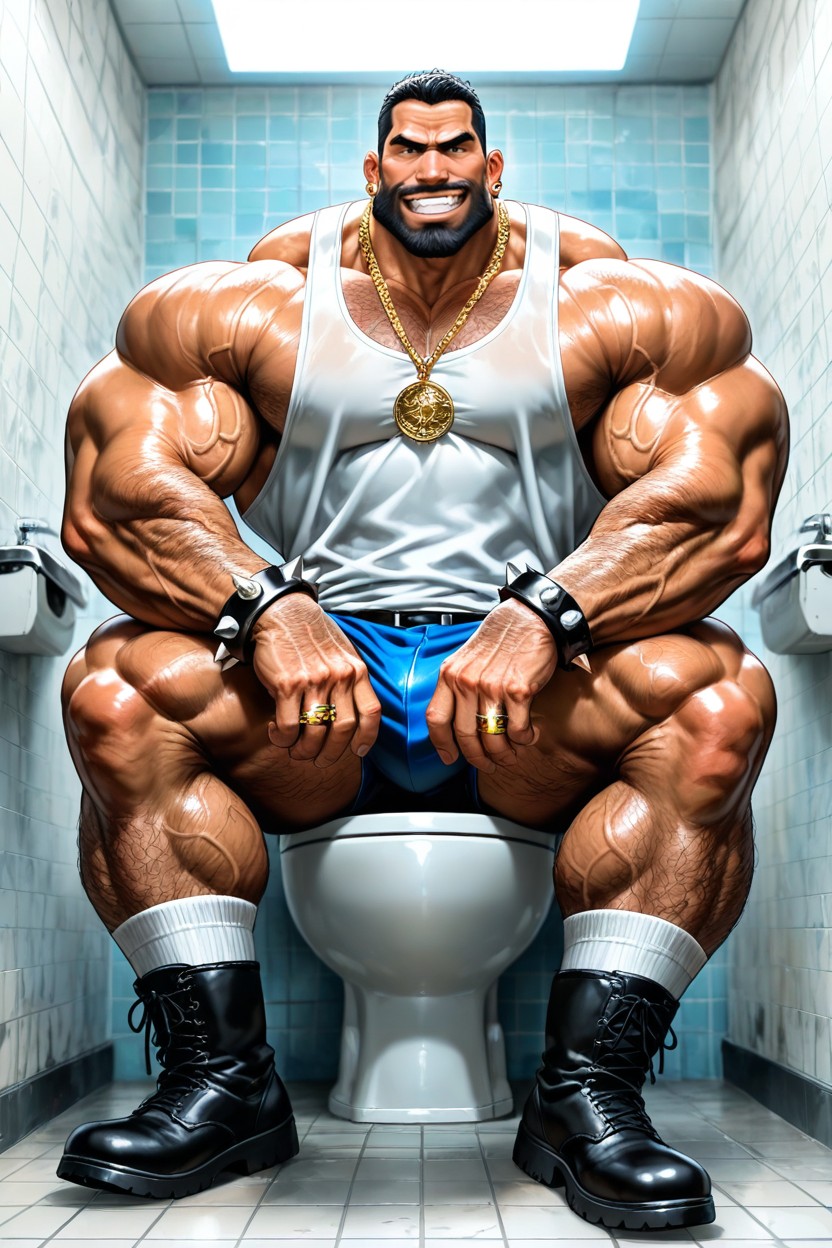 Masculine, Arabic Man, Veiny Arms AI Gay Porn