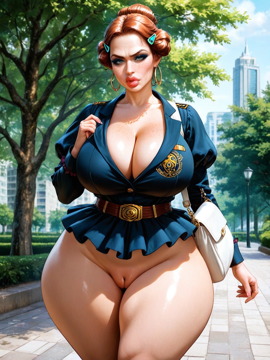 Bbw, Perfect Waist, Standing Hentai AI Porn