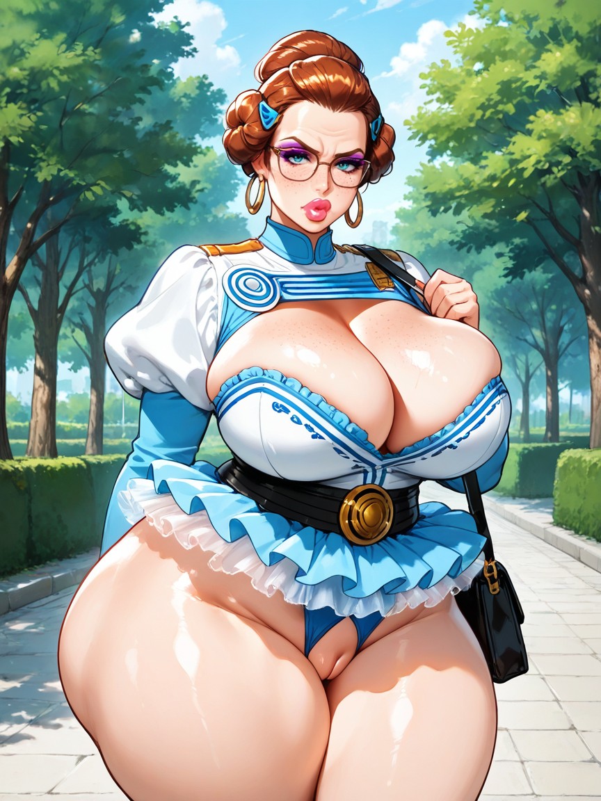 Extremely Large Ass, Super Pouty Lips, Enormous Fat Ass Hentai AI Porn