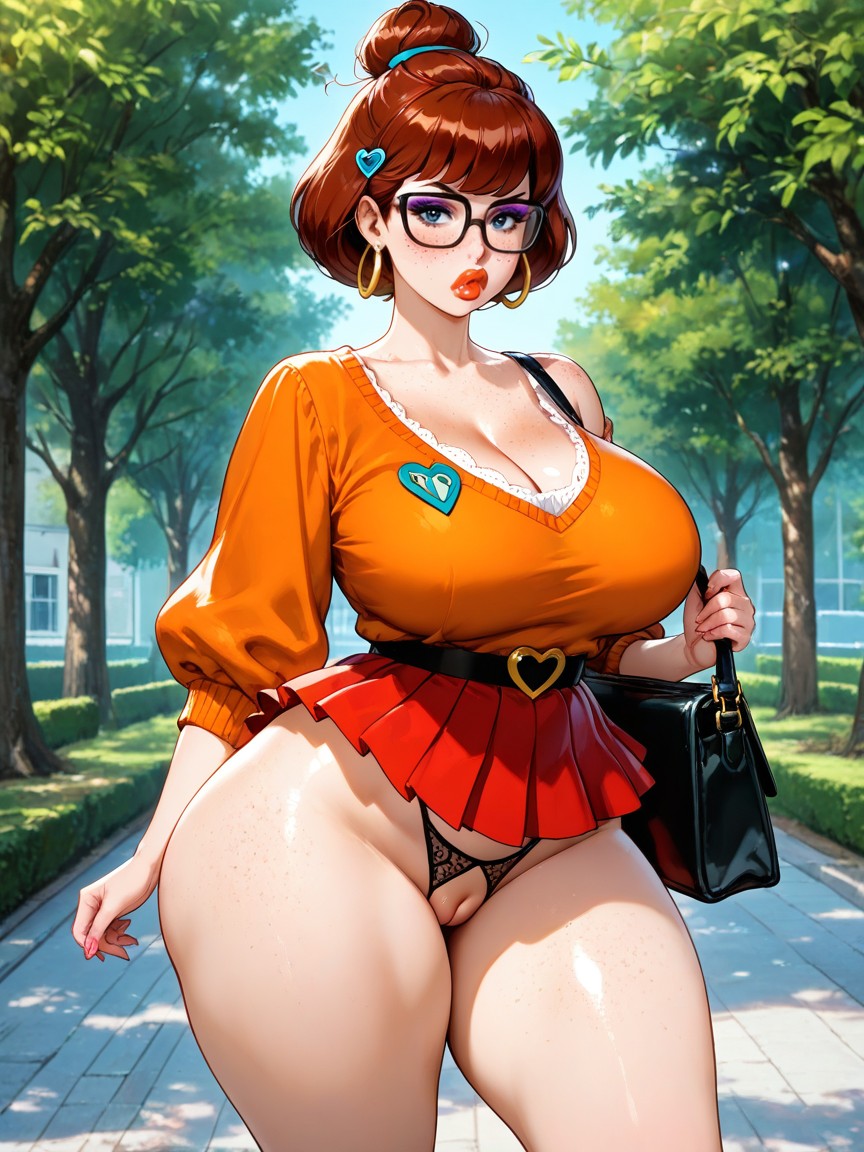 Pechos Redondeados, Innie Pussy, Realistic Hentai IA
