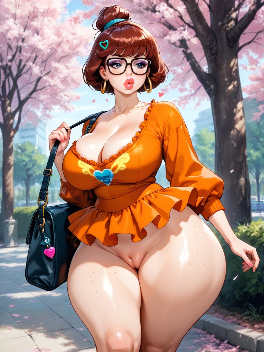 Thick Thighs, Glasses, 50+ Hentai AI Porn