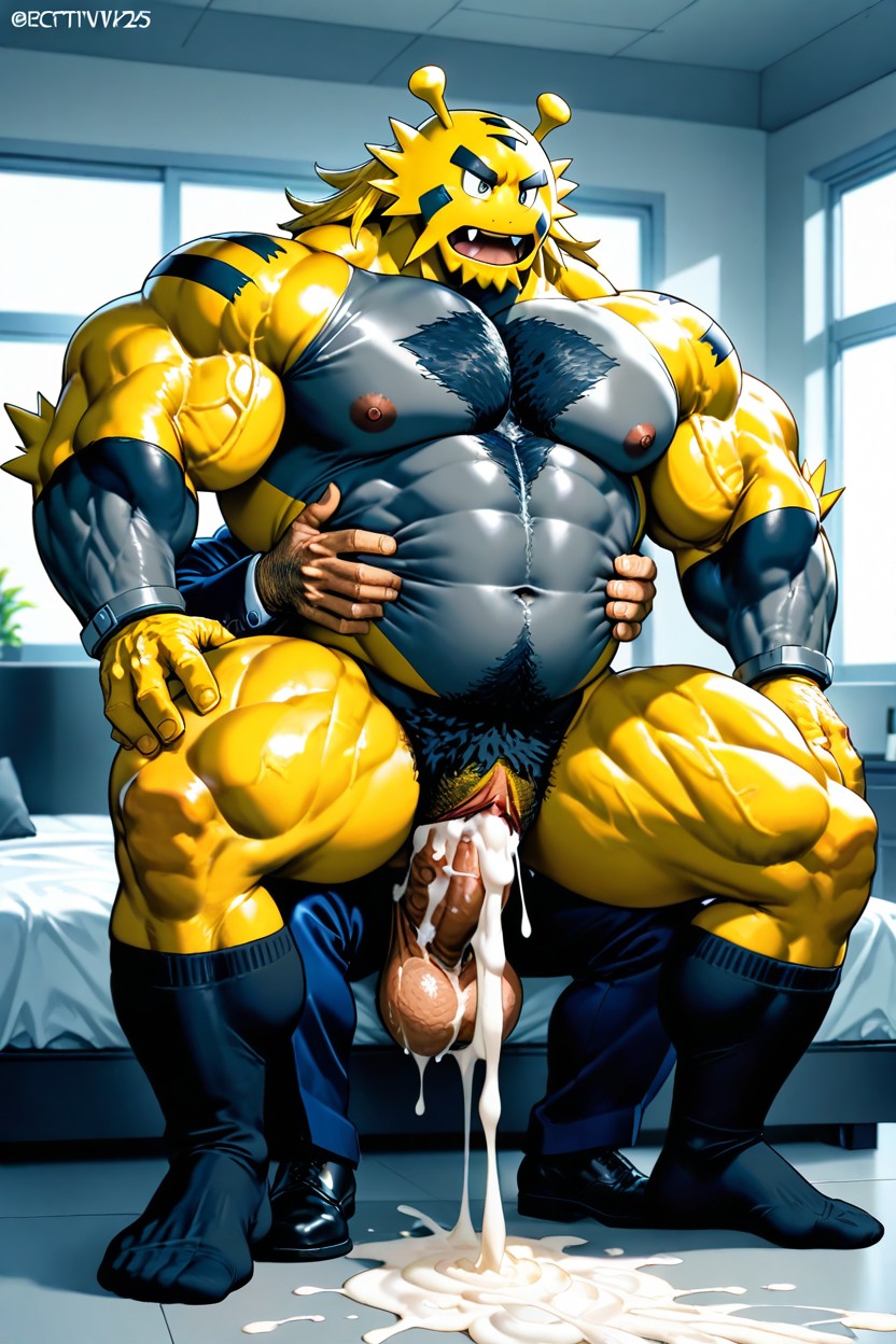 25+, Vagina Sex, Electivire Behind Male Worker AI Gay Porn
