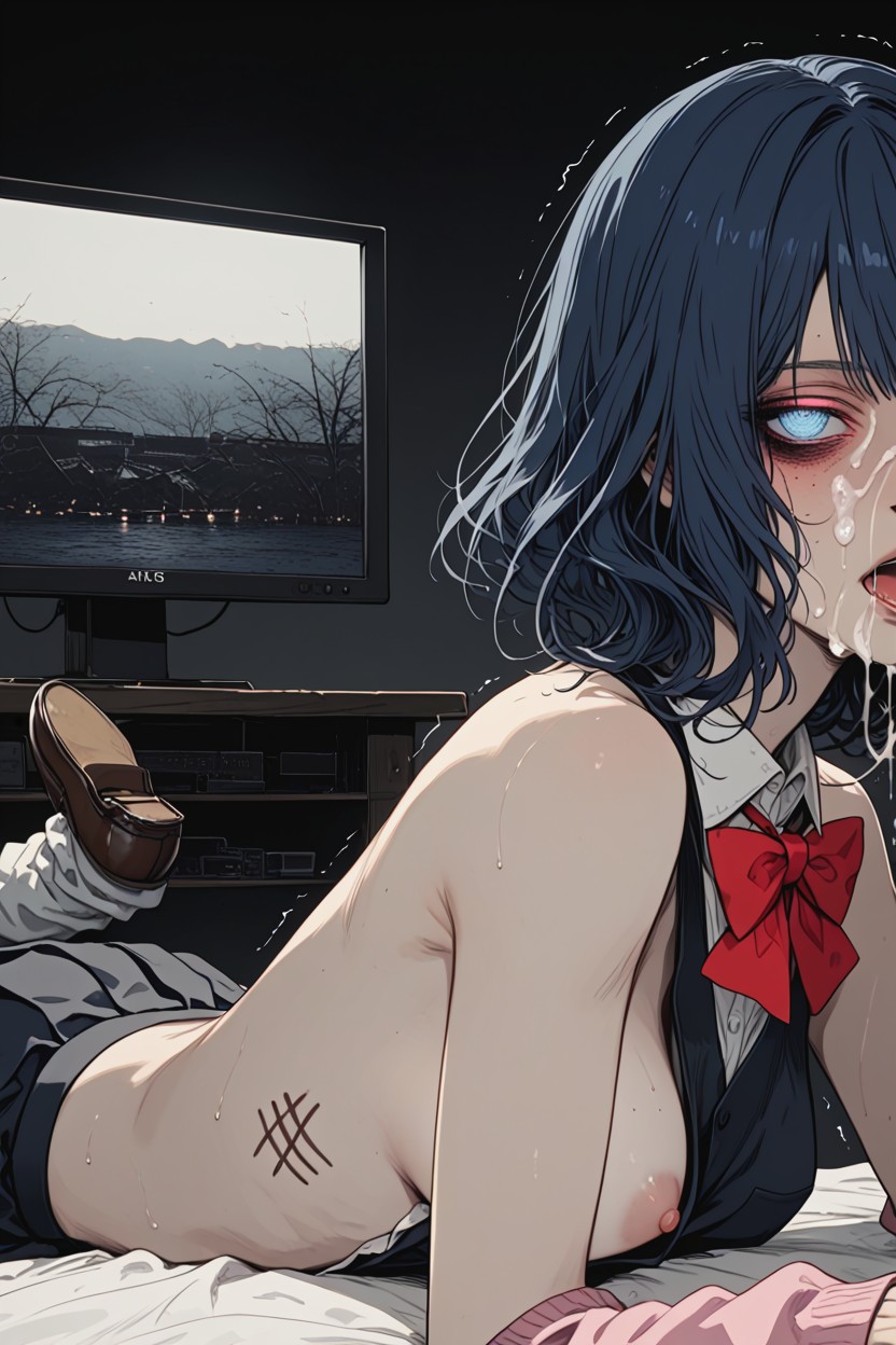 Foot Shackles, Pale Skin, Body Hentai IA