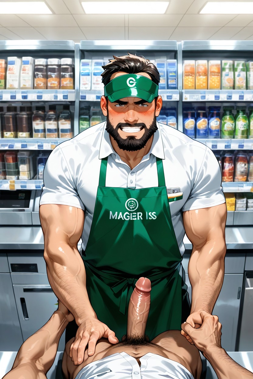 Doggystyle, Waist Held, Fucked By His Manager AI Gay Porn