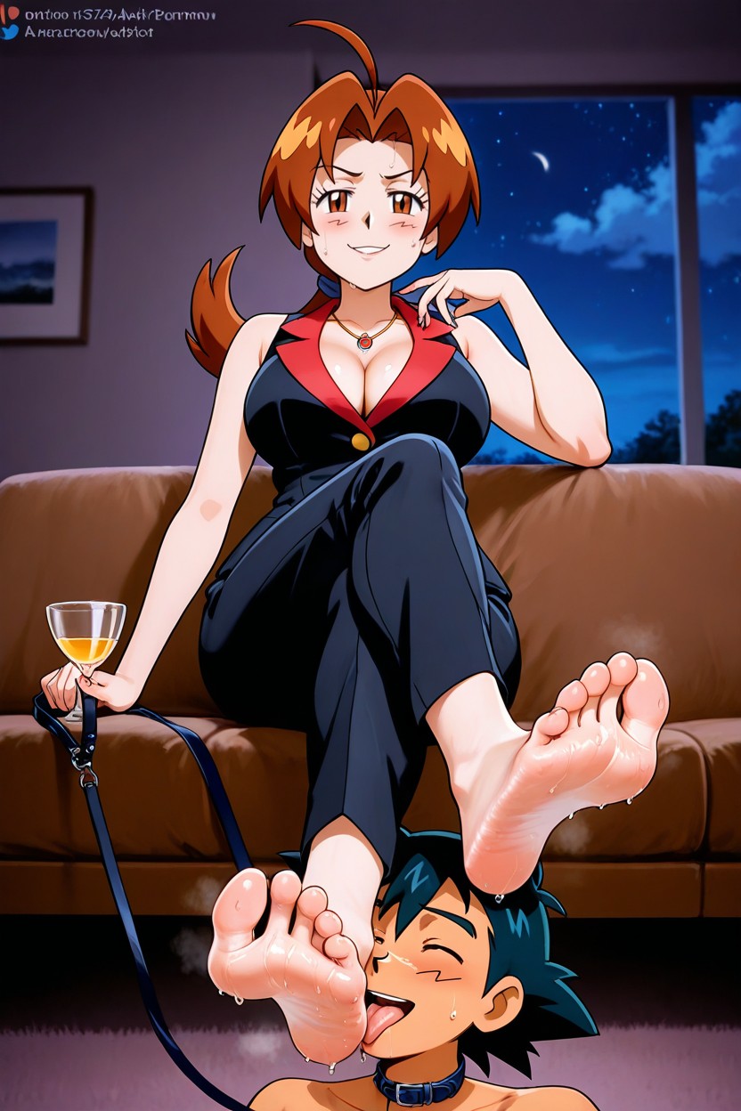 Perfect Toes, Sweaty Soles, Bare Arms Hentai AI Porn