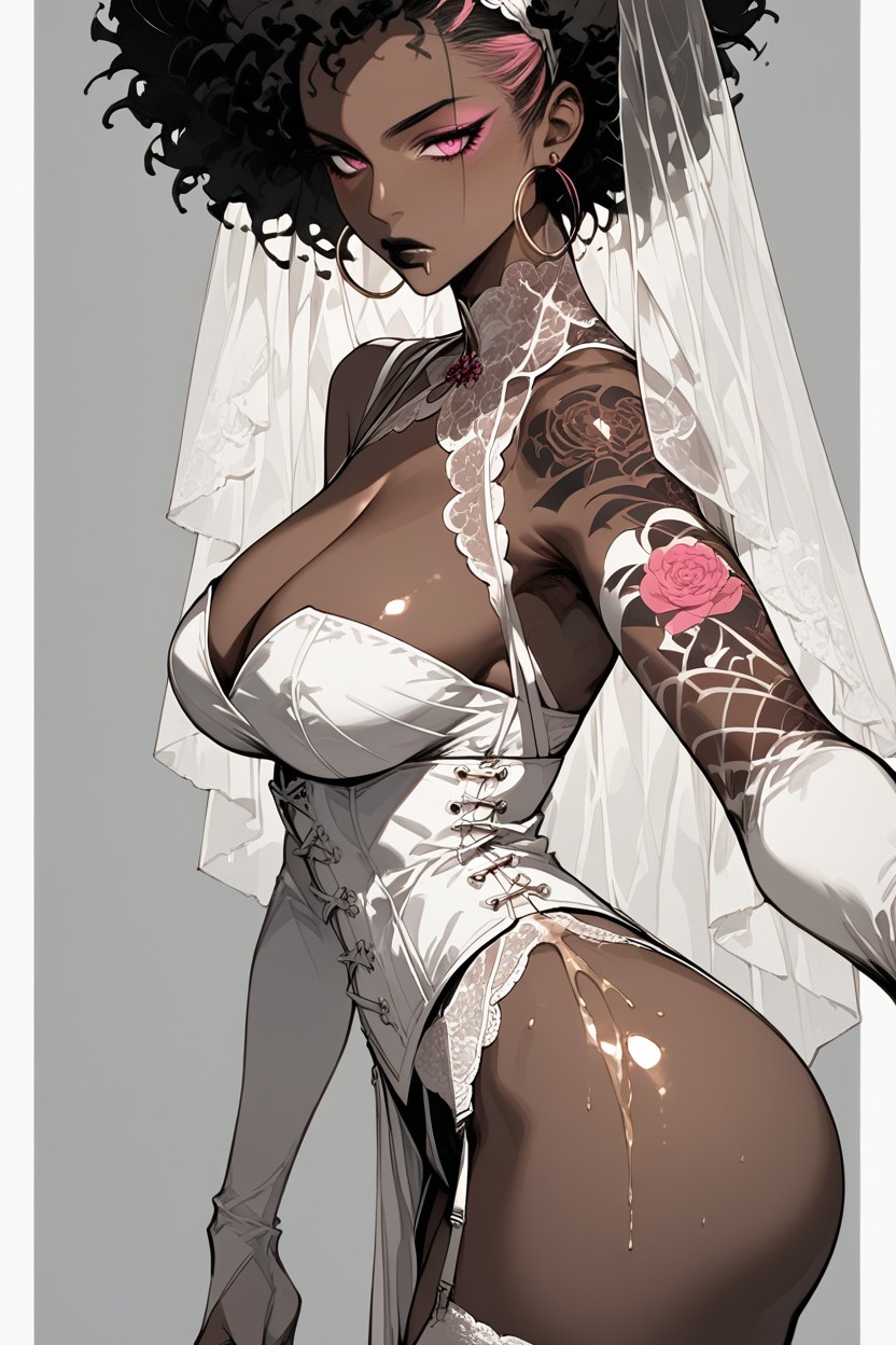 Dark Makeup, Africana, 1 Persona Hentai IA