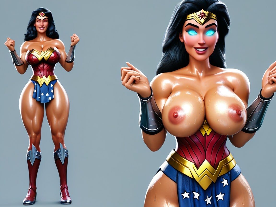 Being Brainwashed, Wonder Woman Costume, Hypnotized Hentai AI Porn