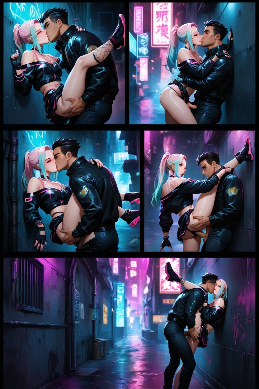 Storyline, Comic Layout, Full Body View AI Gay Porn
