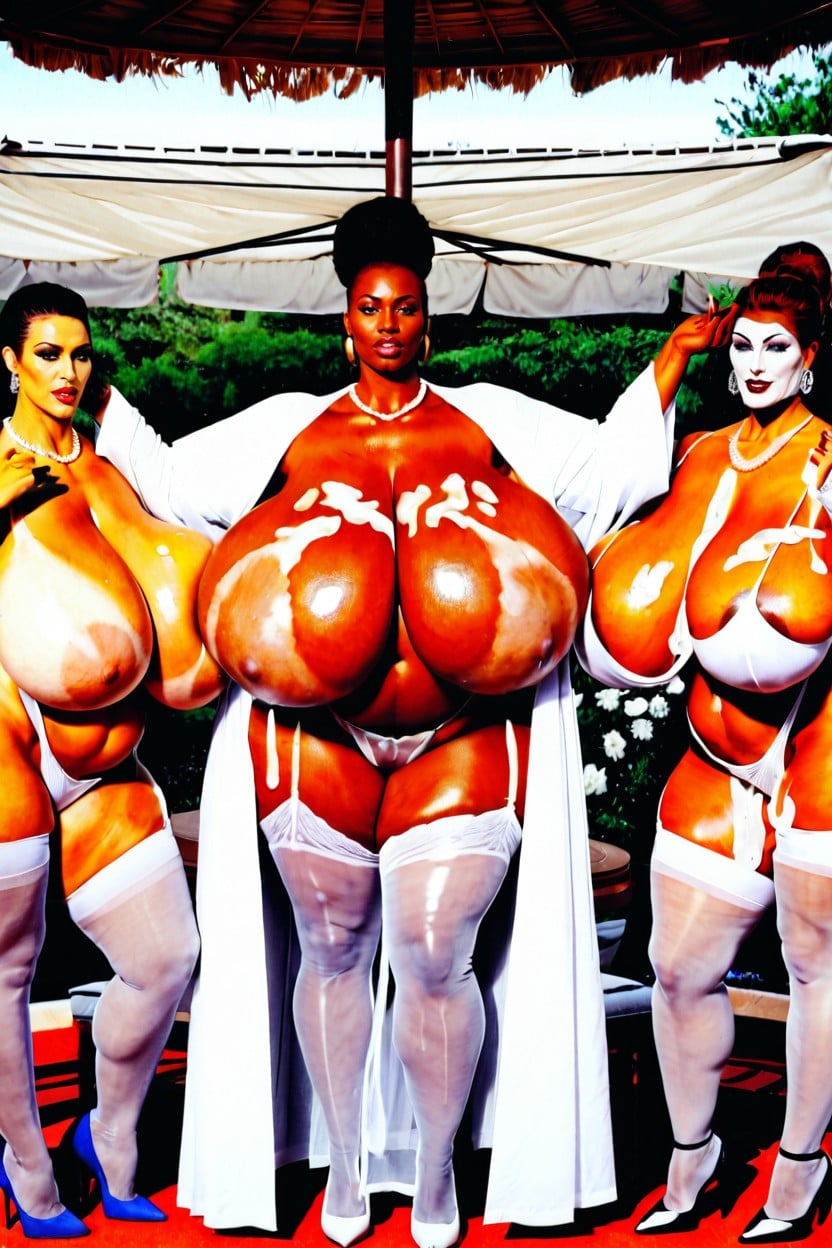 African, Extremely Large Ass, Redhead AI Porn