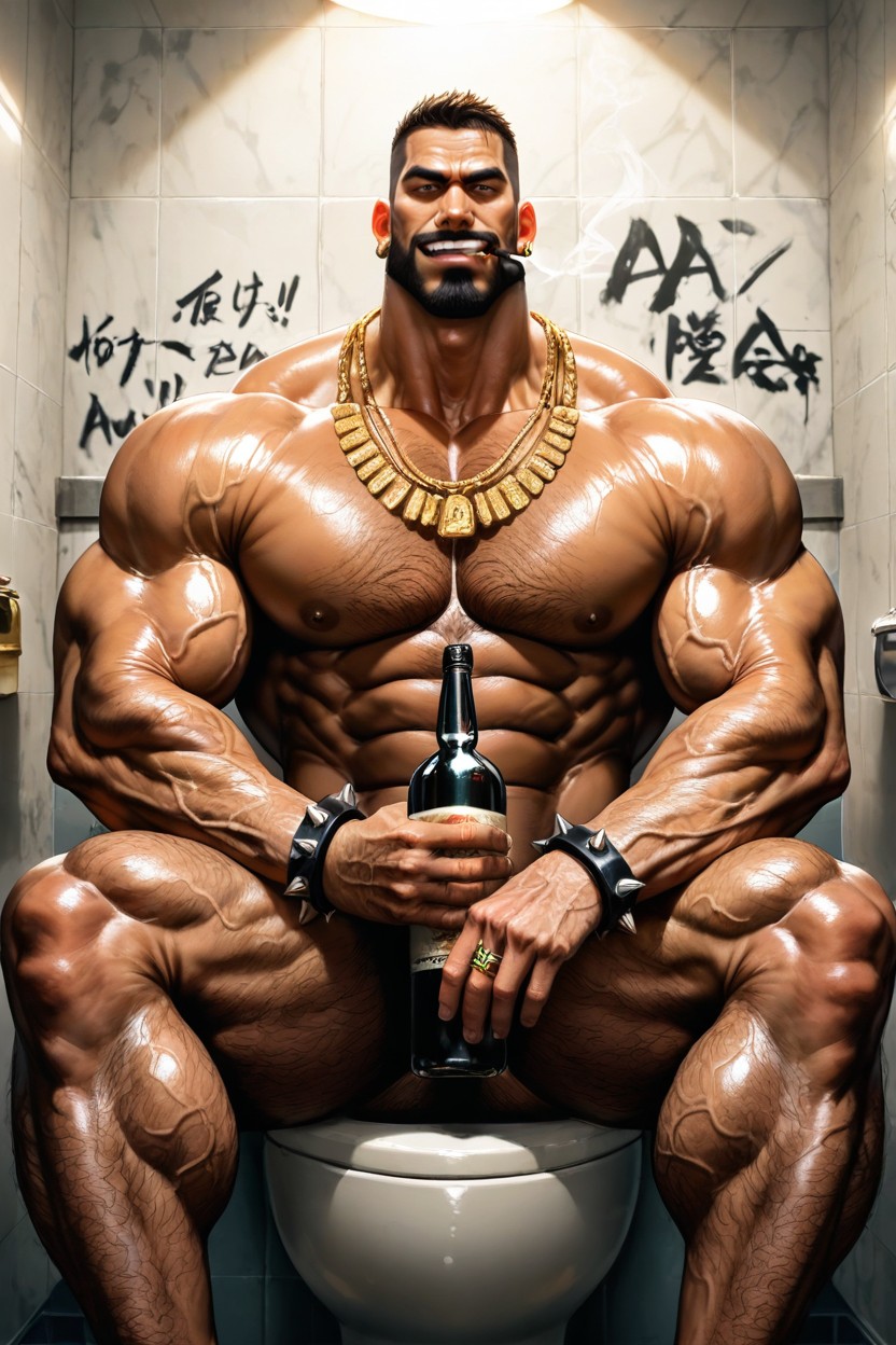 Huge Calves, Volumetric, Hairy Legs AI Gay Porn