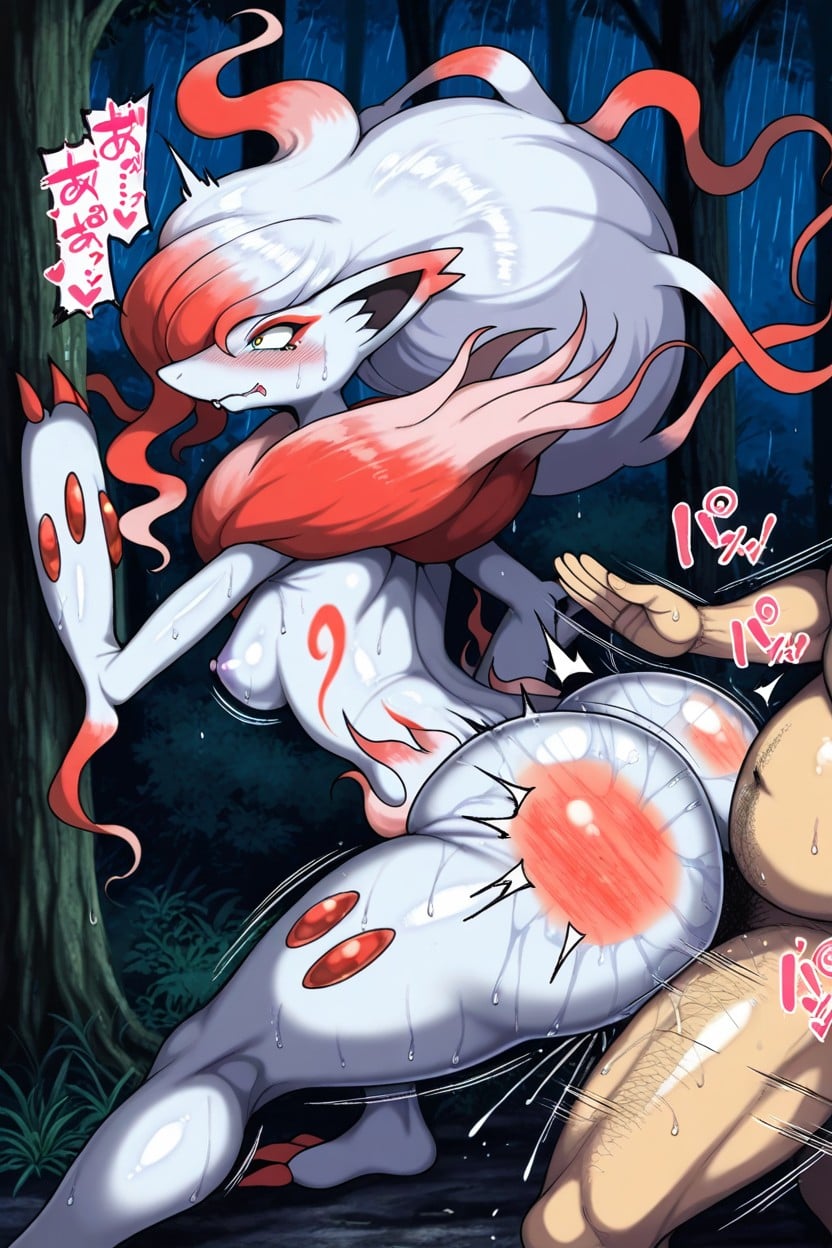 Butt Grabbing, Motsuaki Art Style, Side View AI Porn