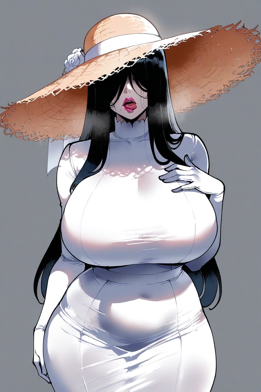 Light Skin, Tall, Mommy Hentai AI Porn