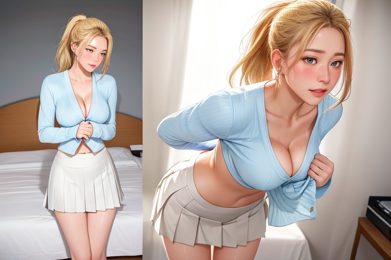 Fine Head, 18+, Bottom Up AI Porn