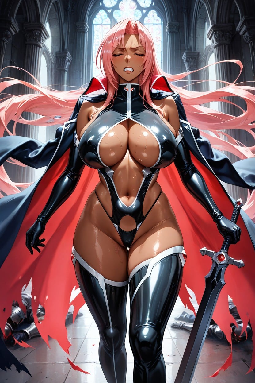 Detailed Eyes, Busty, Very Close To Camera Hentai AI Porn