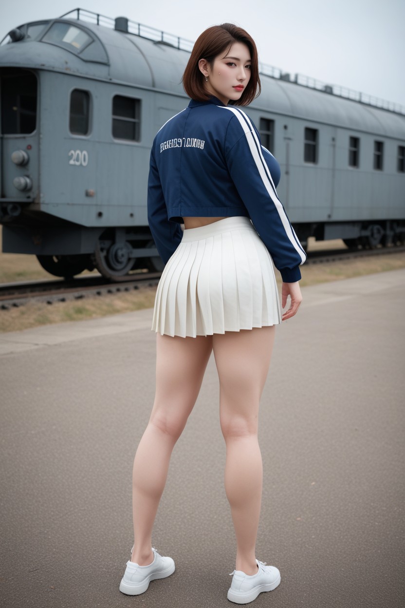 High Res, Skirt Length Above The Knee, Futanari Азиатское AI порно