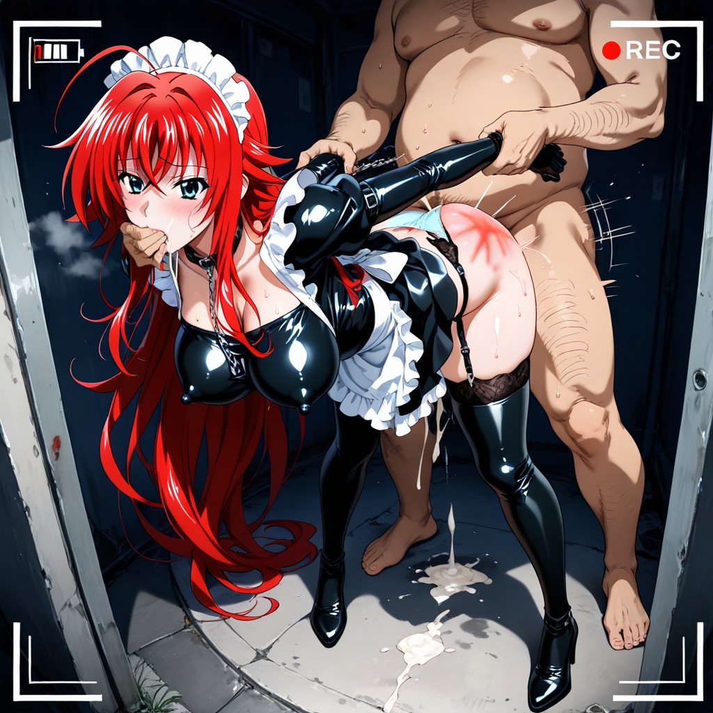 Front View, Sweaty, Creampie Hentai AI Porn
