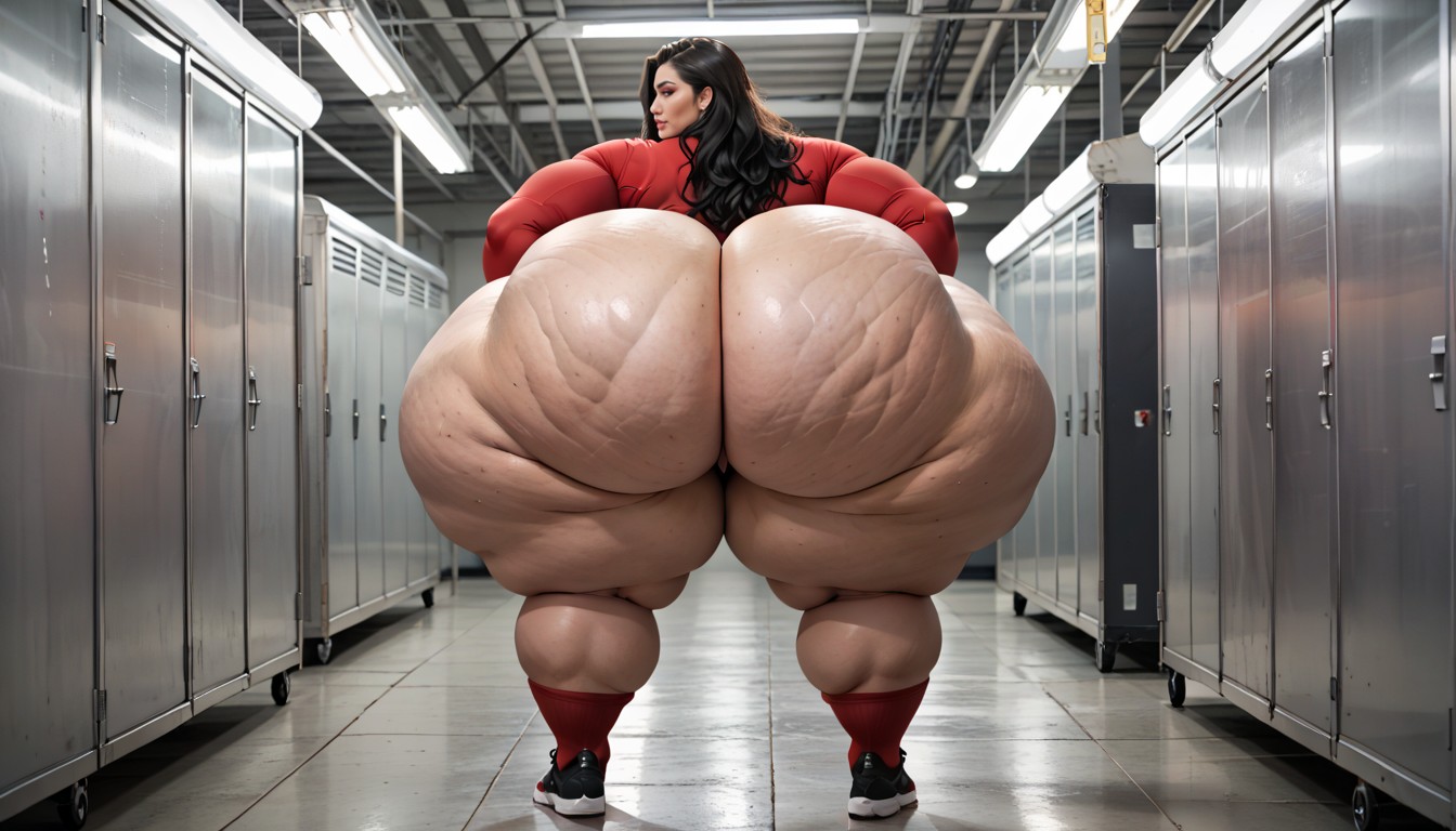 Extreme Hyper Fat Upper Outer Thighs, Extreme Hyper Fat Upper Outer Thighs, Extreme Hyper Wide Upper Thighs BBW AI Porn