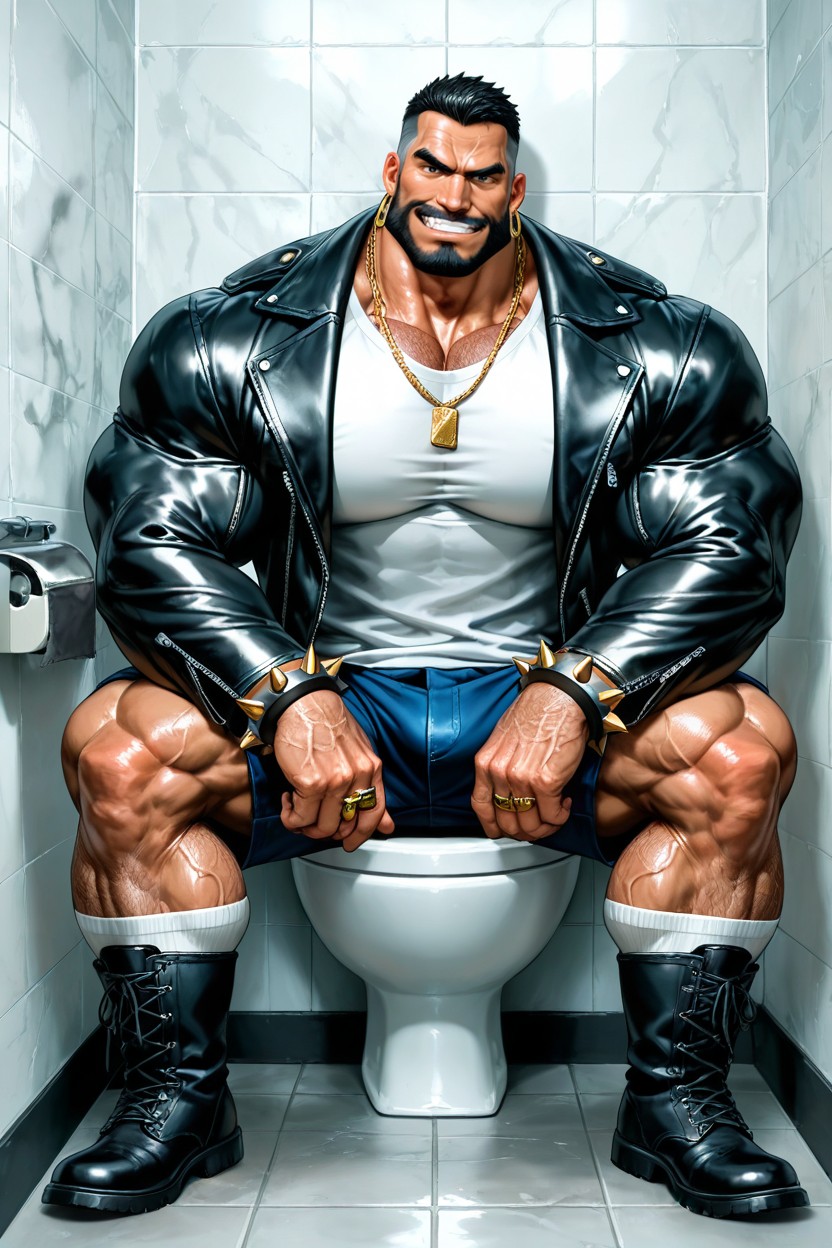 Handsome, Hairy Forearms, Hairy Body AI Gay Porn