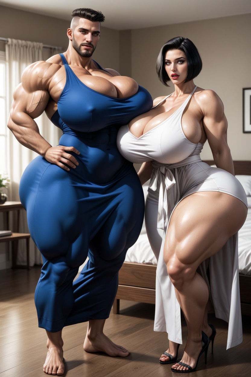Thick Thighs, Licking, Irish AI Porn