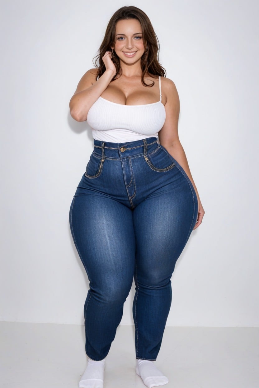 Cleavage, Fat Ass, Shy AI Porn