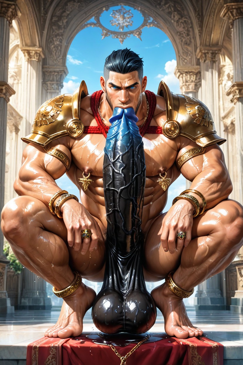 Palace, Long Feet, Broad Jaw AI Gay Porn
