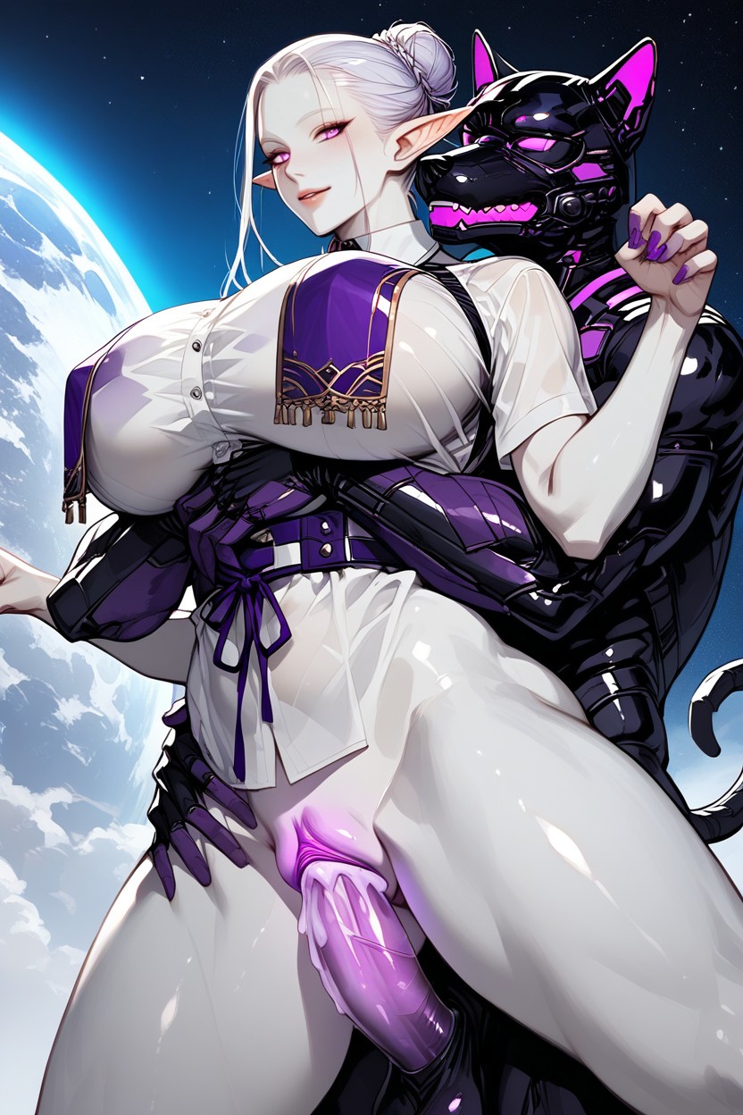 Carry Sex, Dogs Glowing Pussy Purple, Gigantic Furry AI Porn