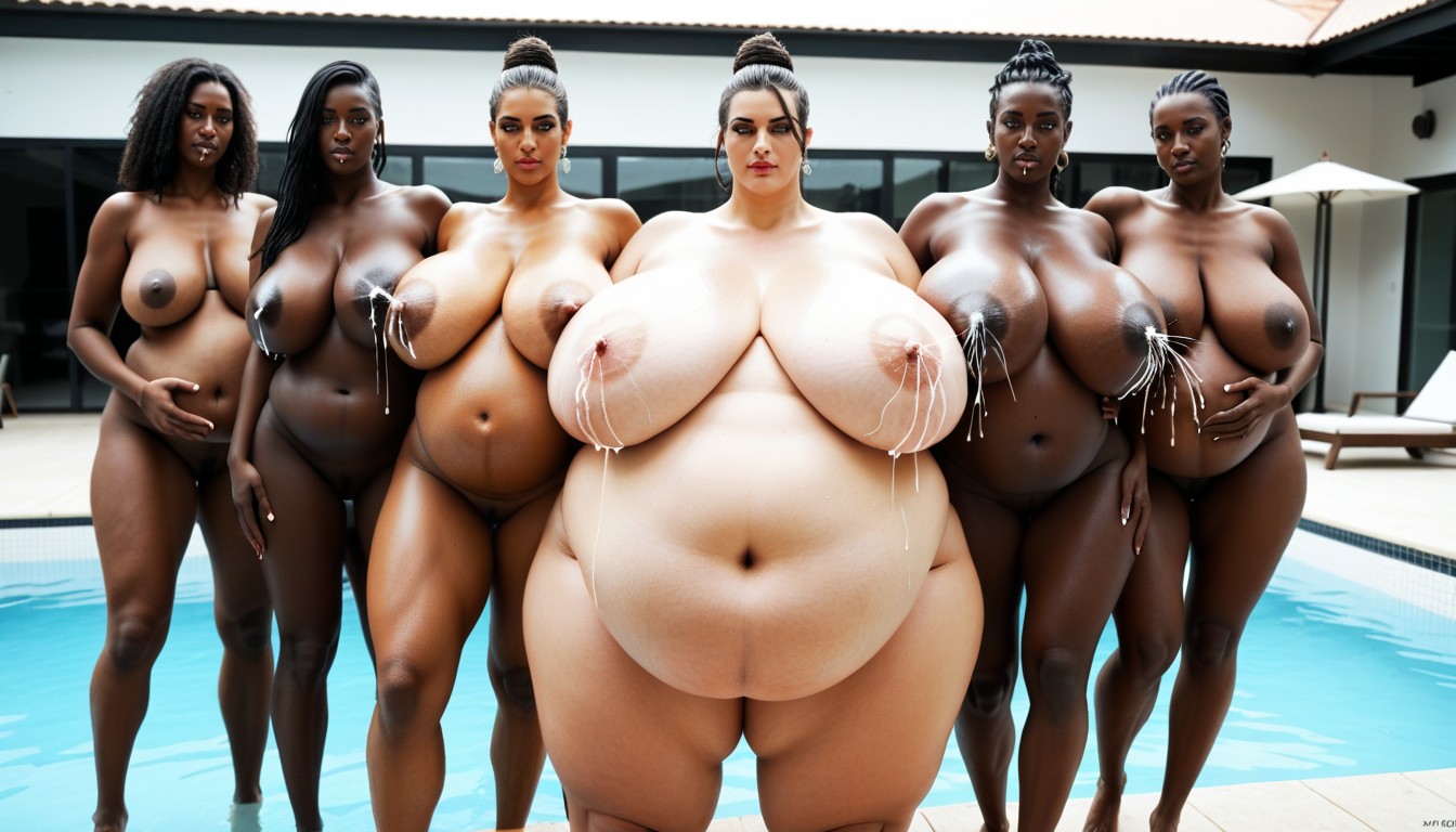 Black Hair, Lactation, Black Hair AI Porn