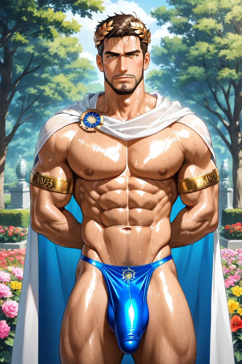 Standing, Outside, Noon AI Gay Porn