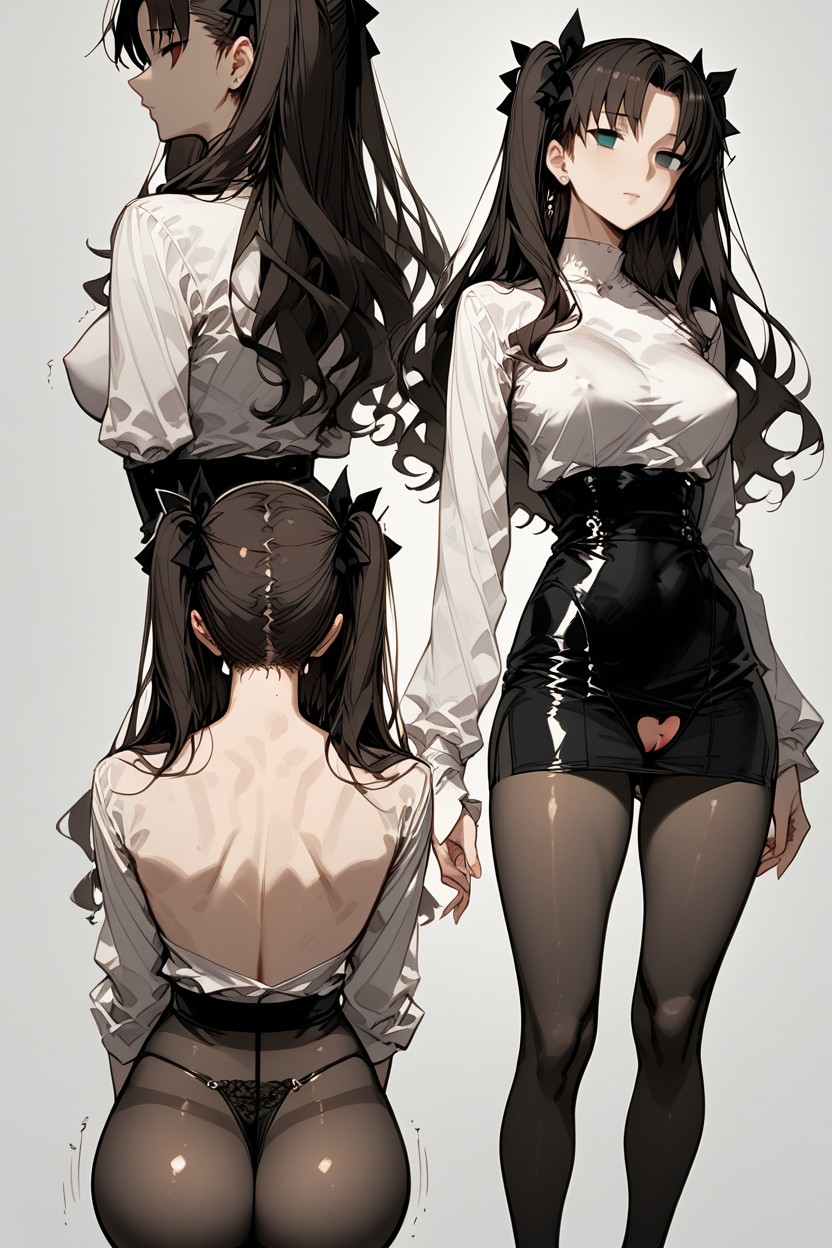 Empty Eyes, Rear View, View From Above Hentai AI Porn