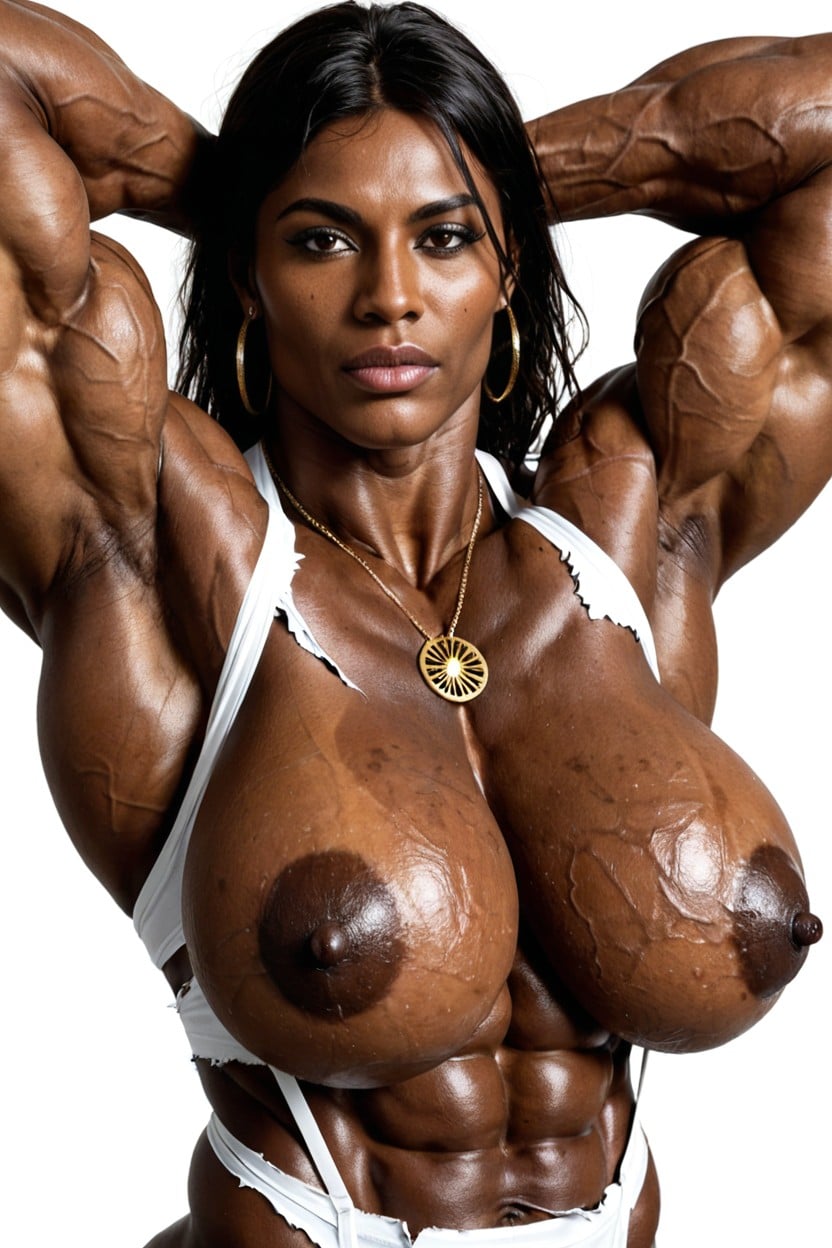 Pulsating Veins, Fat Face, Enlarged Body Indian AI Porn