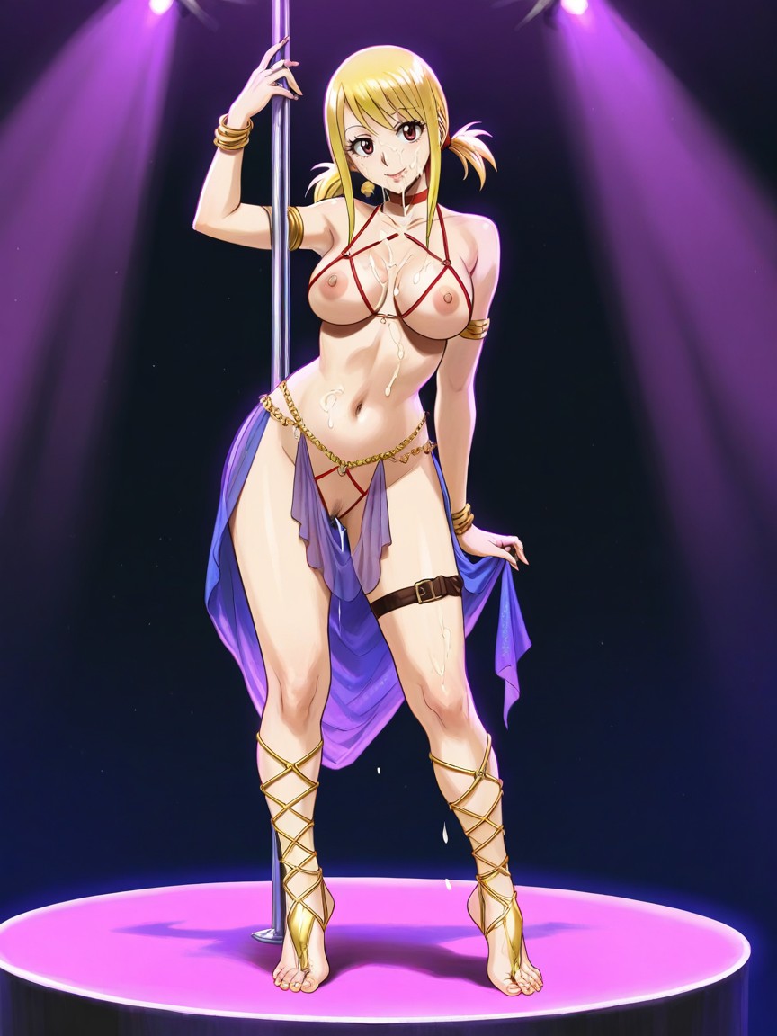 Seducing Pose, Harem Outfit, 25+ Hentai AI Porn