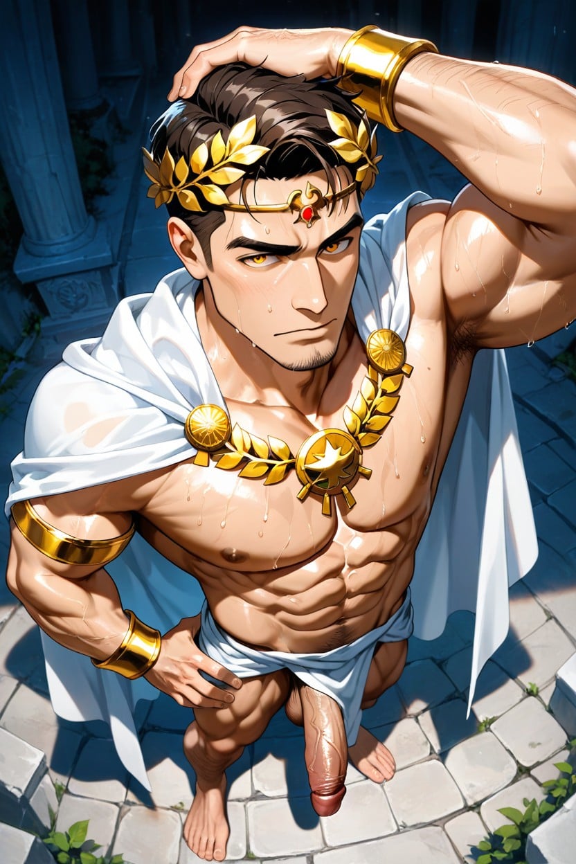 Straight Man, Greek Aesthetics, Noon AI Gay Porn