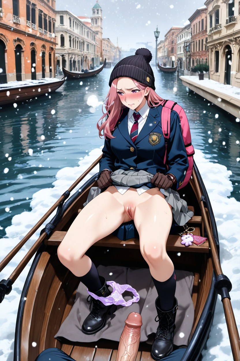 Wind In Hair, Keychain, Scarf Hentai AI Porn