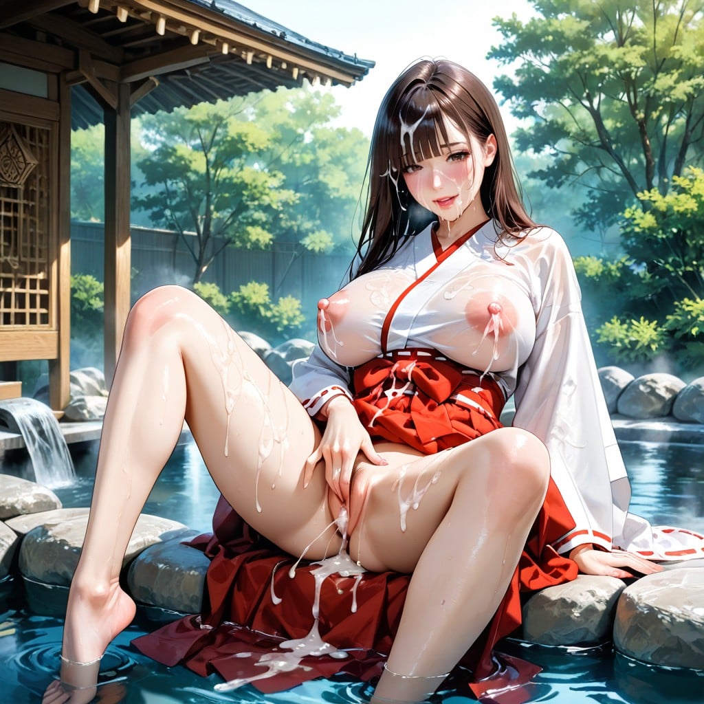 White Kimono, 18+, Bobcut AI Porn