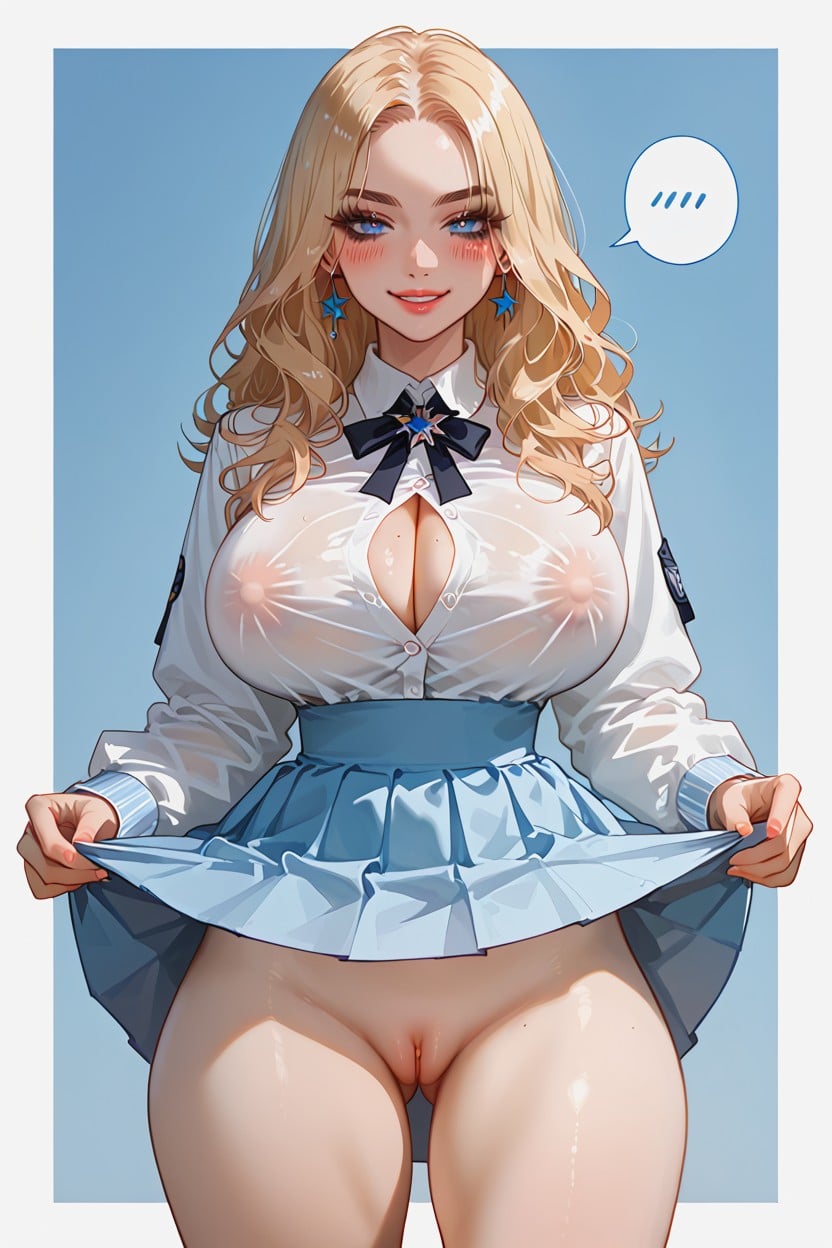 Ultra Detailed Face, No Panties, Looking At Viewer Hentai AI Porn