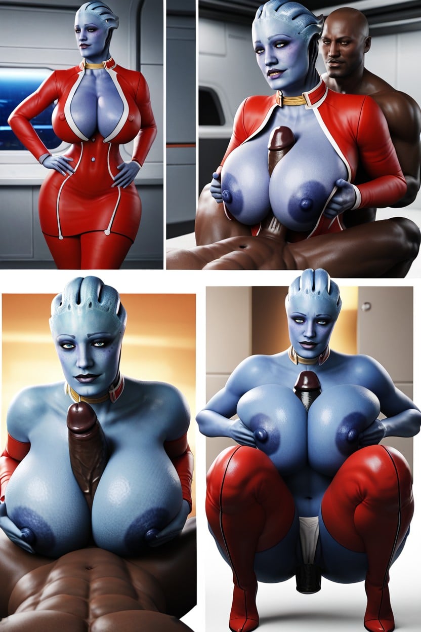 Tit Fuck, Large Ass, Full Body AI Porn