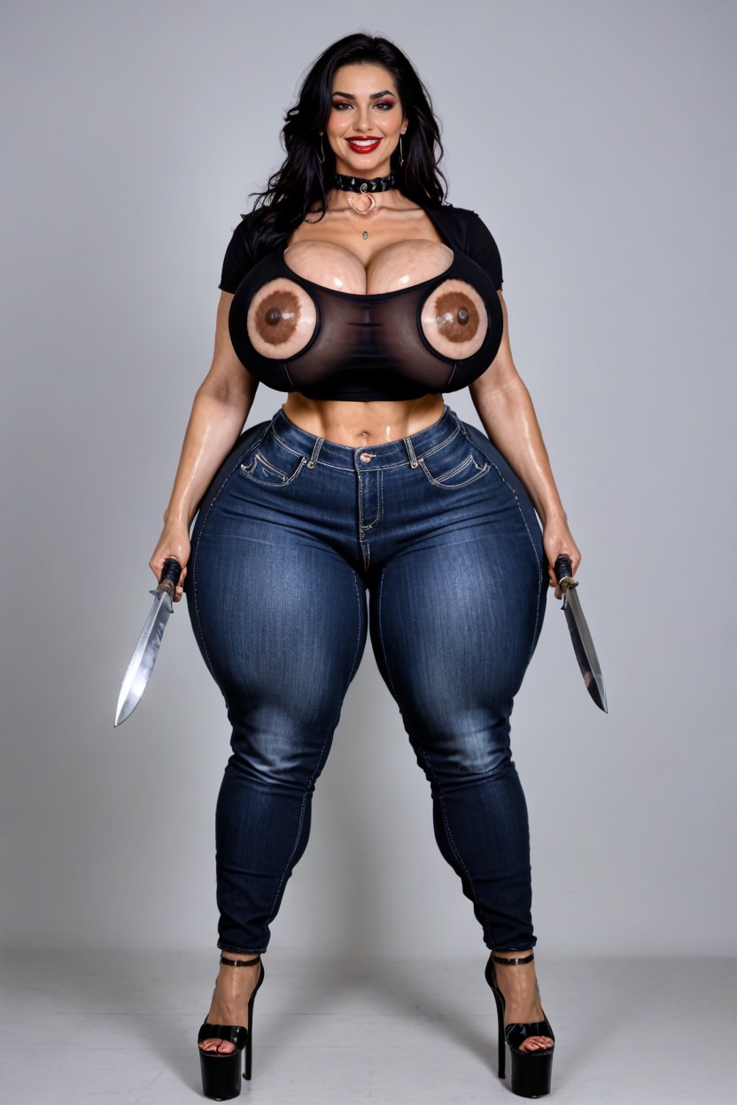 The Body Is Wet, Hyper Ass, Tacones De Plataforma Porno IA