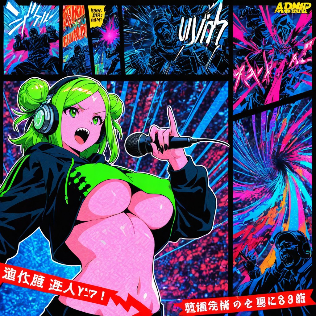 Wide Angle, Erect Nipples, A Full Page Manga Panel Featuring A Duo AI Gay Porn