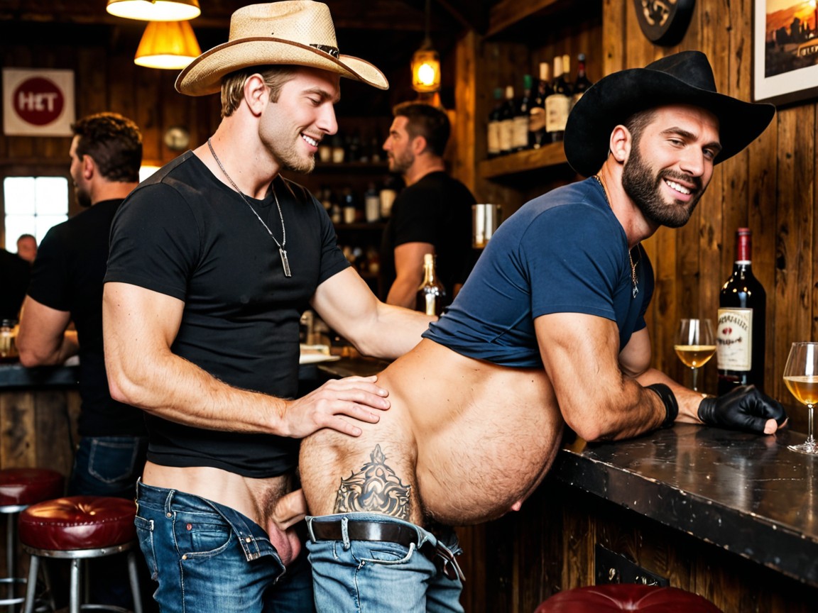 Correct Male Penis, Hyper Masculine, Manly AI Gay Porn
