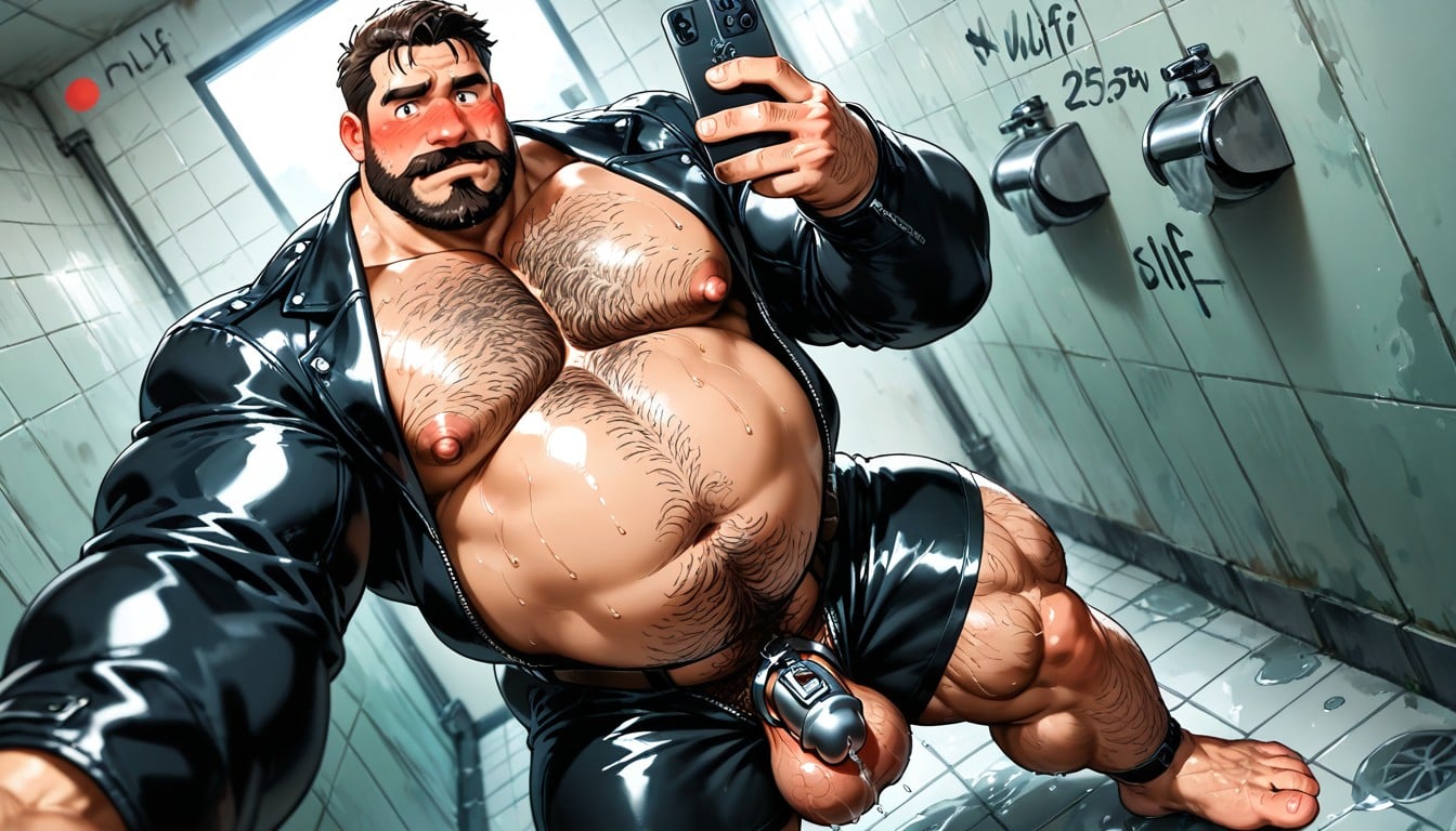 Leather Costume, Fat, Very Hairy Porno IA Gay