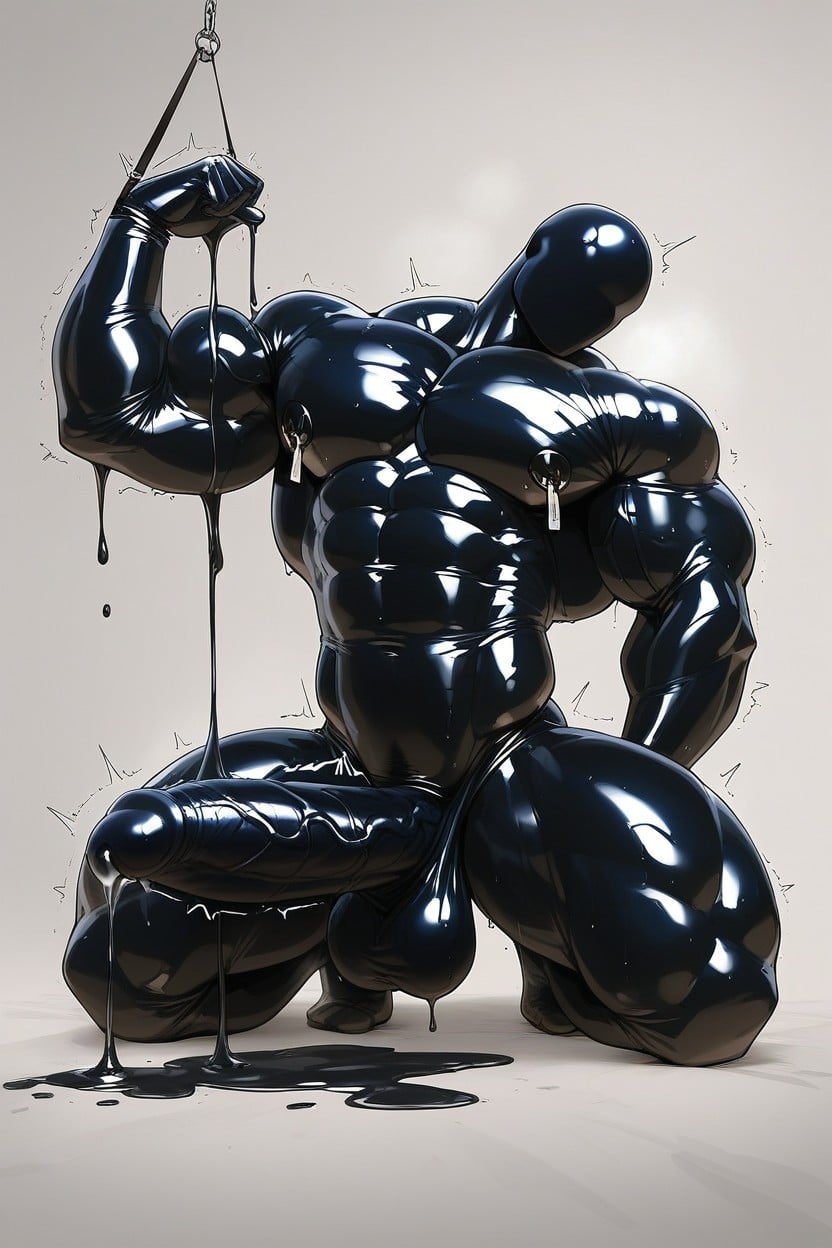 Smooth Groin, Fit Body, Perfect Anatomy AI Gay Porn