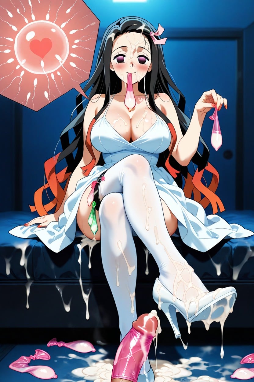 Condom, 18+, Legs Crossed Hentai AI Porn