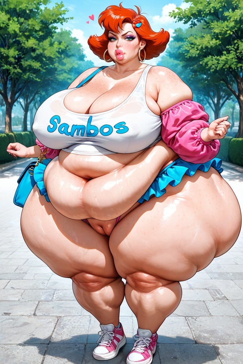 Massively Fat Belly, High Definition Body, 30+ Hentai AI Porn