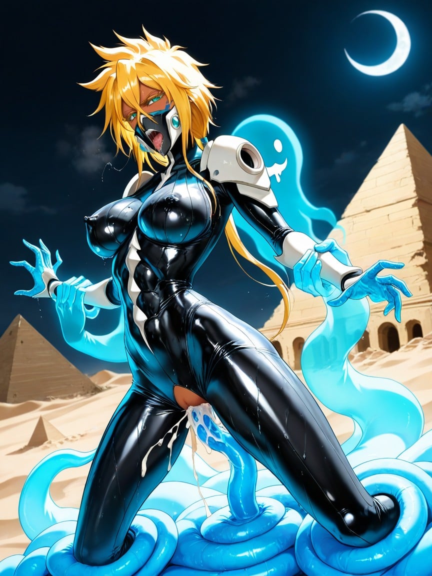 Oiled Skin, Defined Abs, Tier Harribel From Bleach Hentai AI Porn